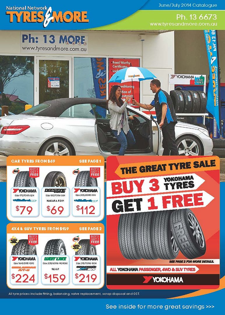 Tyres & More June July 2014 Catalogue